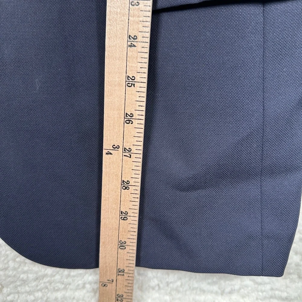 Hart Schaffner Marx Blazer Men Sport Coat Two Button USA 42R Navy Blue Old Money